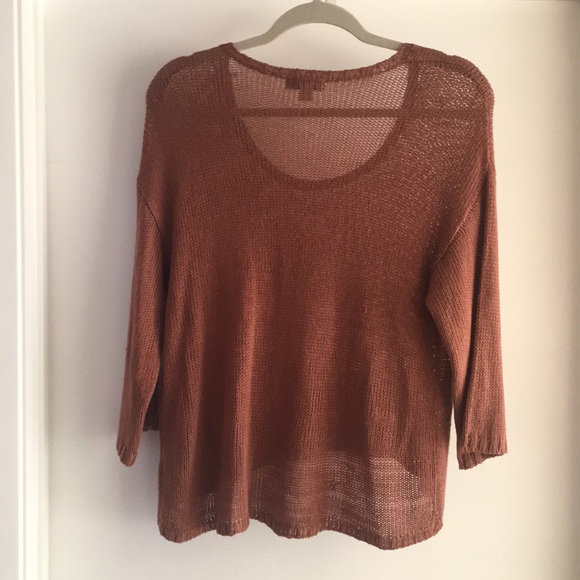Distressed Rust Sweater - Picture 2 of 2